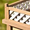 Aukfa 39.4” Wooden Dog House Puppy Shelter Kennel Outdoor & Indoor Dog Crate by DailySale