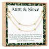 Aunt-Niece Christmas  Dot  Bracelet Set