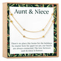 Aunt-Niece Christmas Dot Bracelet Set by Dear Ava