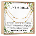 Aunt-Niece Christmas Dot Bracelet Set by Dear Ava