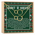 Aunt-Niece Christmas Double Circles Necklace Set by Dear Ava