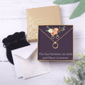 Aunt-Niece Linked Circles Earring and Necklace Jewelry Set by Dear Ava