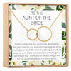 Aunt of the Bride Necklace