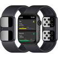 AURA Strap 2 Compatible w Apple Watch (45/49 mm (44/42mm), Coal Black) (Refurbished) by DailySale