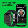 AURA Strap 2 Compatible w Apple Watch (45/49 mm (44/42mm), Coal Black) (Refurbished) by DailySale
