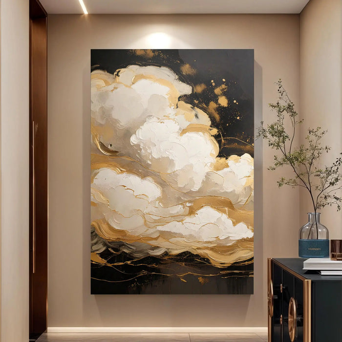 Auric Cloud Abstract Wall Art by Tailored Canvases