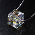 Aurora Borealis Crystal Cube Necklace Made with Swarovski Crystal by DailySale