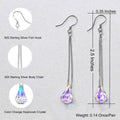 Aurora Borealis Crystal Drop Earrings Made with Swarovski Elements by DailySale