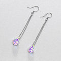 Aurora Borealis Crystal Drop Earrings Made with Swarovski Elements by DailySale