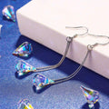 Aurora Borealis Crystal Drop Earrings Made with Swarovski Elements by DailySale