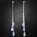 Aurora Borealis Crystal Drop Earrings Made with Swarovski Elements by DailySale