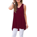 Women's Summer Casual Sleeveless V-Neck T-Shirt Tunic Blouse Tank Tops by DailySale