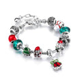 Austrian Crystal Christmas Charm Bracelet by DailySale