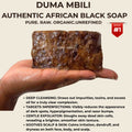 Authentic African Black Soap | Organic Skincare for Clear & Glowing Skin by Duma Mbili LLC