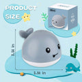 Auto Spray Water Whale Toy With Seven Kinds Of Flashing Light For Toddlers by DailySale