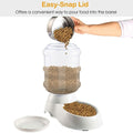 Automatic Pet Feeder Self-Dispensing Gravity Pets Food Dispenser by DailySale