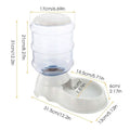 Automatic Pet Feeder Self-Dispensing Gravity Pets Food Dispenser by DailySale