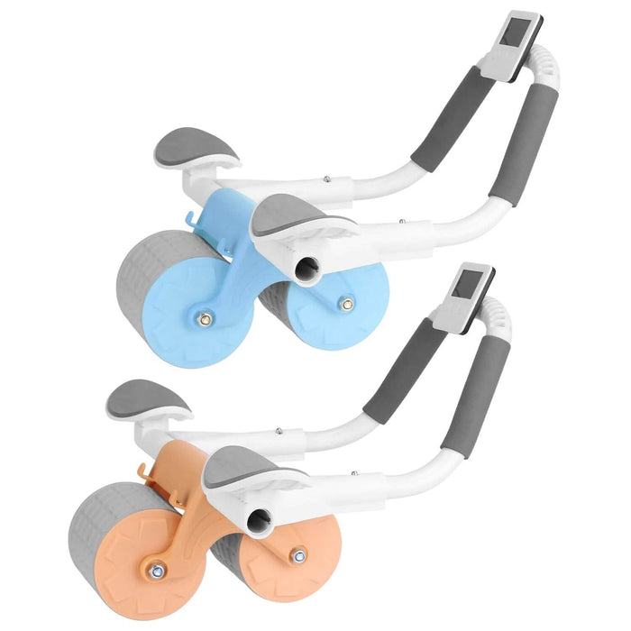 Automatic Rebound Abdominal Wheel Roller for Core Strength with Timer Kneel Pad by DailySale