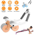 Automatic Rebound Abdominal Wheel Roller for Core Strength with Timer Kneel Pad by DailySale