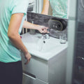 Automatic Soap Dispenser Wall Mounted Hand Free with Clock Temperature by DailySale