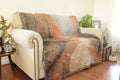 Autumn Authentic Tapestry Throw Blanket - Decorative Orange Fall Leaves Forest Woven Stitched Design - 50" x 60" by DaDalogy Bedding Collection