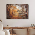 Autumn Road Couple Name Sign by Tailored Canvases
