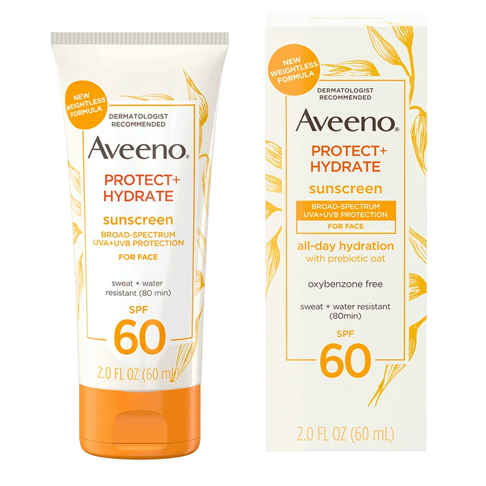 Aveeno Protect + Hydrate Sunscreen SPF60 60ml by Pasteur Pharmacy
