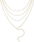 Inc International Concepts Gold-Tone Shimmer Chain Multi-Row Necklace, 16 + 3"" by Vanessa Jane