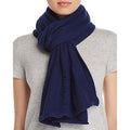 Aqua Distressed Cashmere Scarf by Vanessa Jane