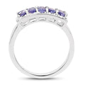 1.25 Carat Genuine Tanzanite .925 Sterling Silver Ring by Bids.com