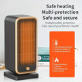 500W Portable Ceramic Space Heater with Safety Tip-Over Protection – Square Design by DailySale