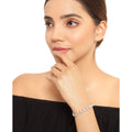 Natural Blue Topaz Bracelet by Fine Color Jewels