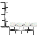 Genuine Opal Tennis Bracelet by Fine Color Jewels
