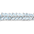 15.04 Carat Genuine Blue Topaz .925 Sterling Silver Bracelet by Bids.com