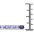 Genuine Multi Stone Eternity Bracelet by Fine Color Jewels