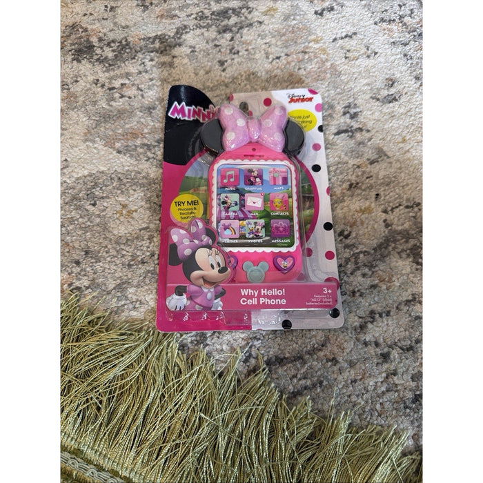Disney Minnie Mouse Why Hello Cell Phone Phrases Sounds Pretend Play NEW by Price Is Right Miami