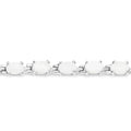 Genuine Opal Tennis Bracelet by Fine Color Jewels