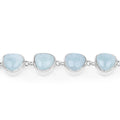 25.90 Carat Genuine Aquamarine .925 Sterling Silver Bracelet by Bids.com