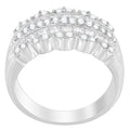 14K White Gold 1 1/7ct. TDW Round and Princess-Cut Diamond Ring(H-I, SI2-I1) by Bids.com