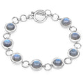 15.48 Carat Genuine Labradorite .925 Sterling Silver Bracelet by Bids.com