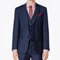Calvin Klein Men's Extra-Slim Fit Blue Tonal Windowpane Suit by Vanessa Jane