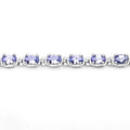 Genuine Purple Tanzanite Tennis Bracelet Women by Fine Color Jewels