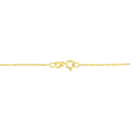 10K Yellow Gold 1/4 cttw Prong Set Round-Cut Diamond Open Heart 18" Pendant Necklace (K-L Color, I1-I2 Clarity) by Bids.com