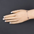 Genuine Purple Amethyst By The Yard Bracelet by Fine Color Jewels