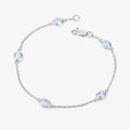 Genuine Blue Topaz By The Yard Bracelet by Fine Color Jewels