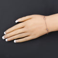 Genuine Morganite By The Yard Bracelet by Fine Color Jewels