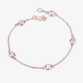 Genuine Morganite By The Yard Bracelet by Fine Color Jewels