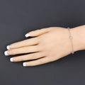 Genuine Multi Stones By The Yard Bracelet by Fine Color Jewels