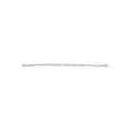 14K White Gold 1-1/2 Cttw Round Brilliant-Cut & Baguette Cut Diamond Bezel and Tapered Link 7" Tennis Bracelet (H-I Color, I1-I2 Clarity) by Bids.com