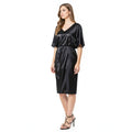 28Th Park Womens Sheath Satin Disco Dress, Size 14 by Vanessa Jane